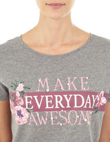 Damen T-Shirt mit Message-Print&nbsp;