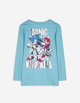 koszulka z długim rękawem - Sonic - jasny niebieski