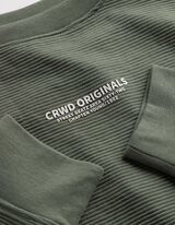 Mar&scaron;kinėliai ilgomis rankovėmis - &bdquo;Oversized&ldquo; stiliaus - tamsiai zalias