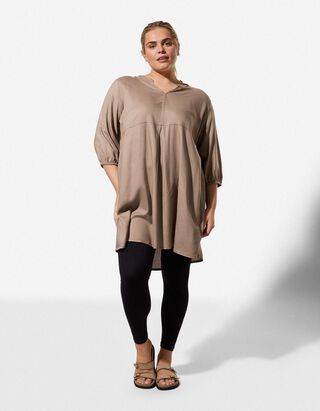 V-Ausschnitt - braun