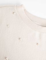 Pleteni pulover - Ukrasne perle - bez