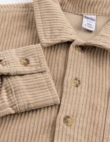 Chemise - Velours c&ocirc;tel&eacute; - beige