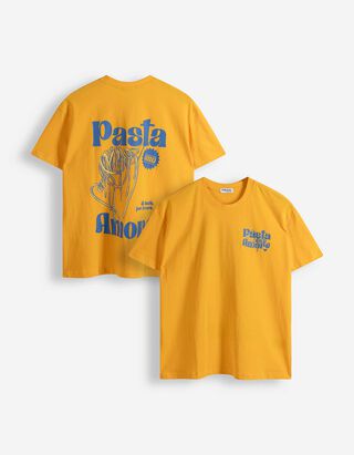 Majica kratkih rukava - Povratni ispis - zuta