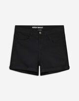 Shorts - Twill - schwarz