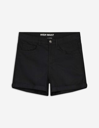 Kratke hlače - Twill - crna