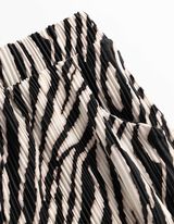 Culotte - Allover-Muster - wei&szlig;