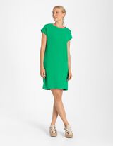 Majica- haljina - Prerezani rukavi - zeleno