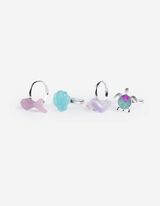 Bague - Lot de 4 - Argent