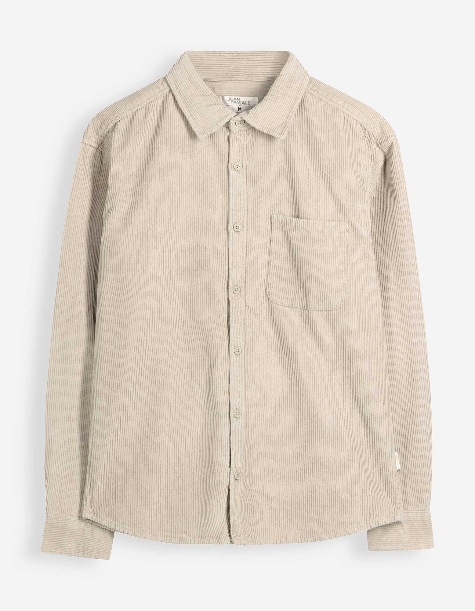 Hemd - Cord - Beige