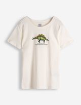 Shirt - Dinosaurier - wei&szlig;