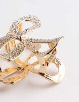 Haarklammer - Schleifen - Goldfarben