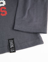 Majica dugih rukava - Among US - tamno-siva