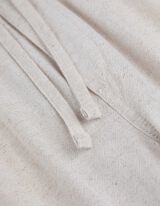 Hlače - Lanena me&scaron;anica - belo