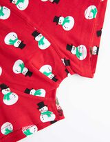 Boxeralsó - Karácsony - mélyvörös