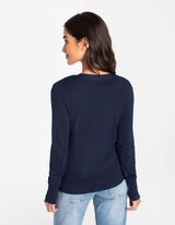 Kardigán - Normál fazon - sotetkek