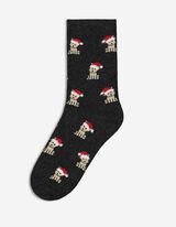 Calze - Natale - grigio scuro