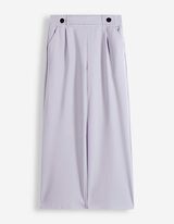 Pantalon - Fermeture &eacute;lastique - Lilas
