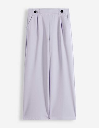 Pantalon - Fermeture &eacute;lastique - Lilas