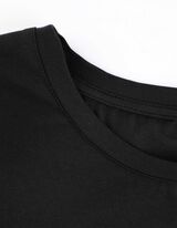 T-shirt - Druk z przodu - czarny