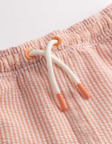 Badehose - Seersucker - orange