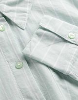 Hemd - Streifen - t&uuml;rkis