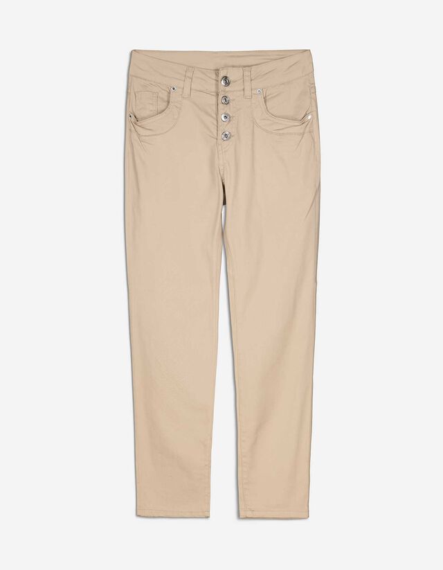 3/4-broek - Met stretch - beige
