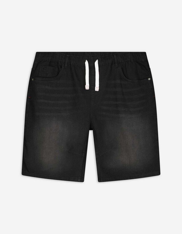 Short en jean - Noir