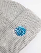 Megzta kepurė - Aplikacija - pilkas