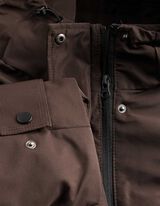 Outdoorjacke - Windabweisend - Braun