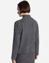 Trui - Hals - donkergrijs