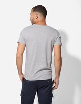 Tricou - Decolteu gât - Gri deschis