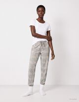 Pyjamahose - Allover-Muster - Grau