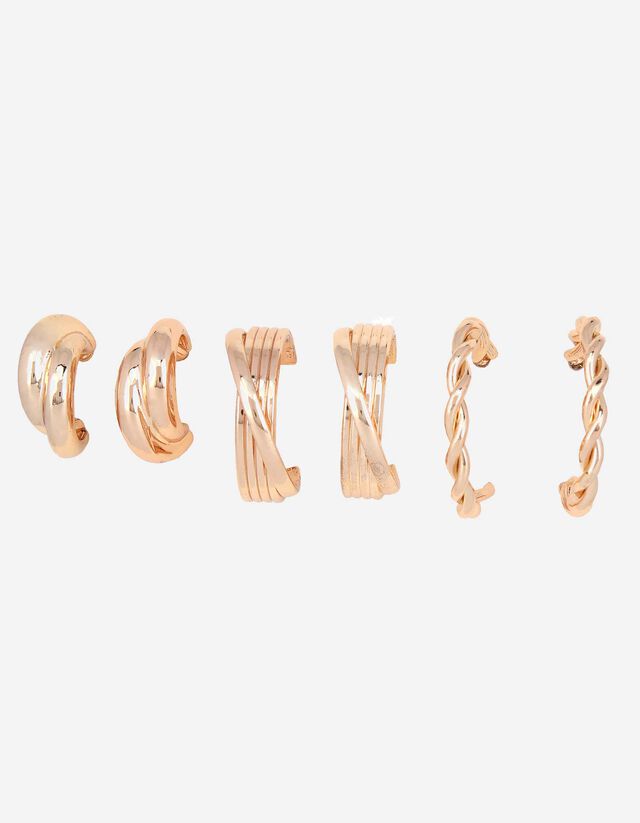 Damen Ohrringe - 6er-Pack 