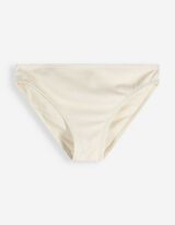 Badehose - einfarbig - Off-White