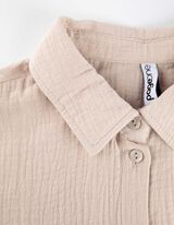 Női ing - Muszlin - bézs