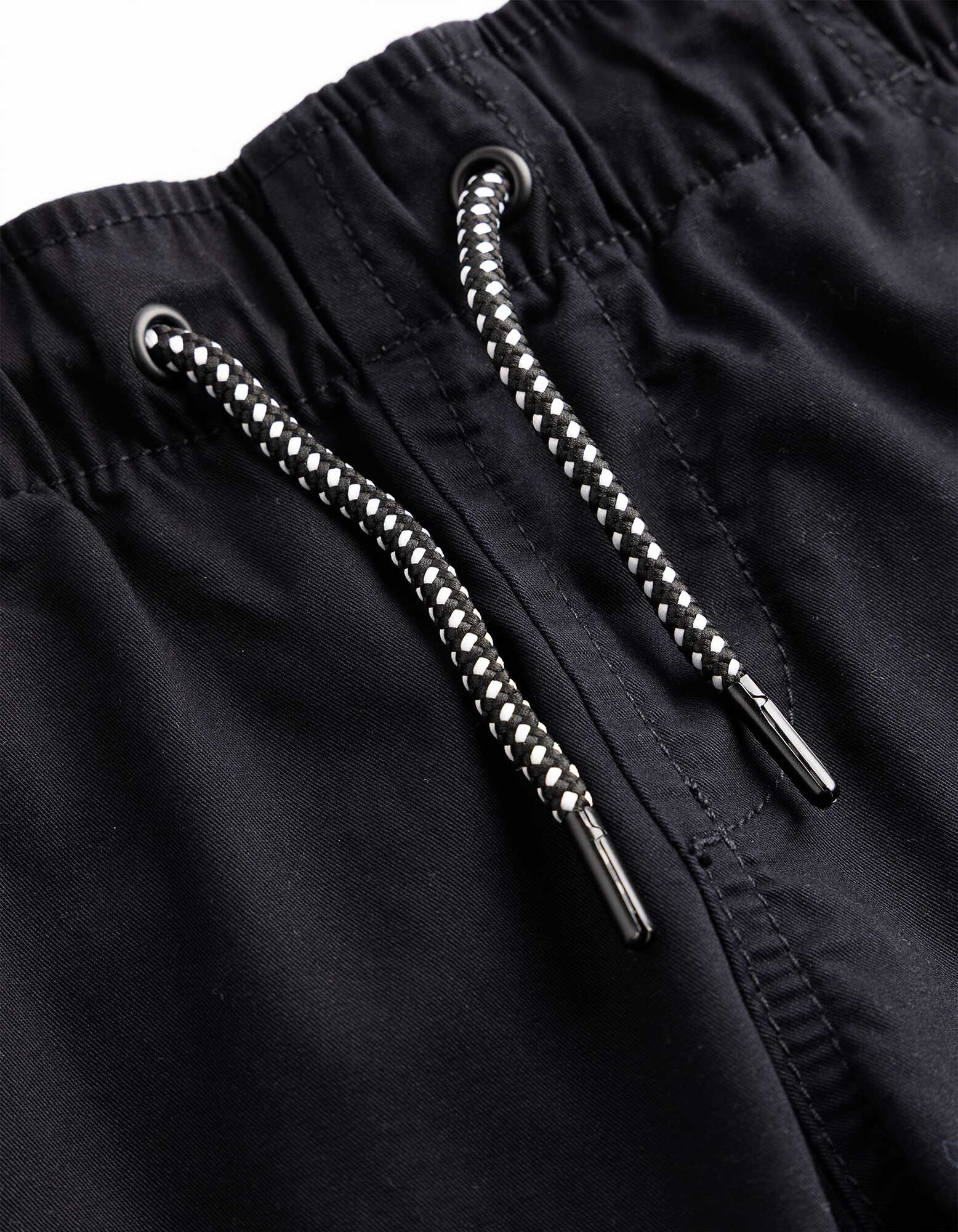 Cargo broek - Effen - Zwart