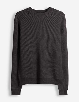 Pullover - Viskose-Mix - Dunkelgrau