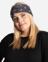 Naglavni trak - Okrasni biseri - temno siva