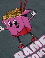 T-shirt - Nadruk na plecach - turkusowy