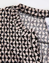 Majica dugih rukava - Serafino izrez - crno