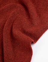 Trui - Grof breisel - donkerrood