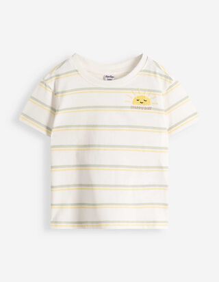 T-Shirt - Stickereien - Off-White