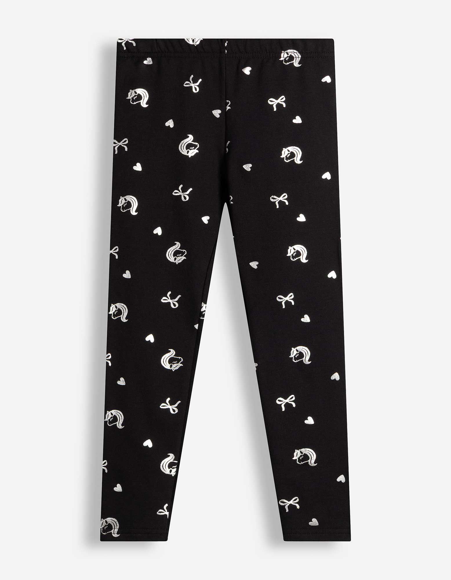 Legging - Holografische print - Zwart
