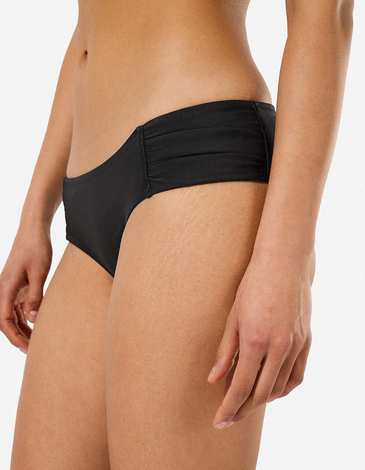 Badehose - einfarbig - schwarz
