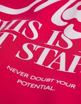 Propínací mikina - Nadměrný střih Oversized Fit - tmave cervená