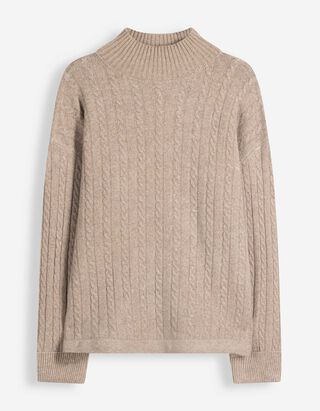 Trui - Col - Beige