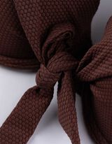 Bikinitop - einfarbig - braun