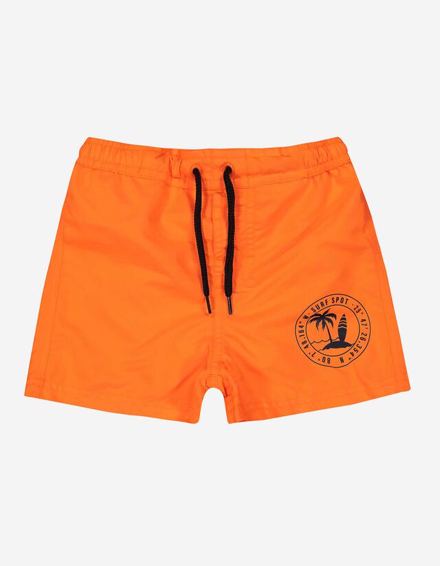 Plavky - Elastický pás - oranzova
