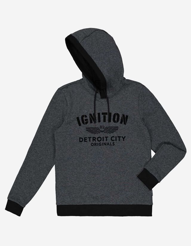 Herren Hoodie - Message-Print 