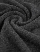 Strickshirt - Kaschmir - dunkelgrau